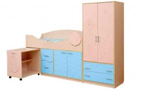 Набор мебели для детской Юниор -12.2 (700*1860) МДФ матовый в Советском - sovetskij.mebel-74.com | фото