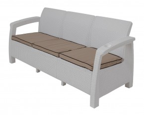 Диван Yalta Premium Sofa 3 Set (Ялта) белый (+подушки под спину) в Советском - sovetskij.mebel-74.com | фото