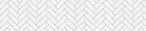 Фартук Метро керамик (белая) CPL пластик МДФ 6 мм в Советском - sovetskij.mebel-74.com | фото