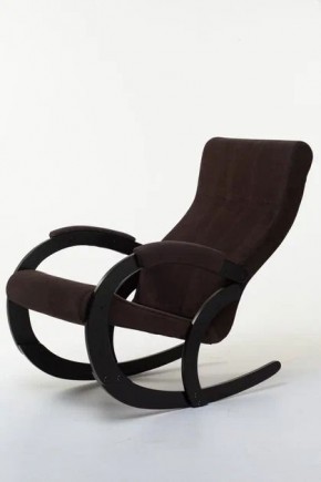 Кресло-качалка КОРСИКА 34-Т-AC (кофе) в Советском - sovetskij.mebel-74.com | фото
