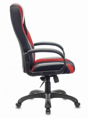 Кресло компьютерное BRABIX PREMIUM "Rapid GM-102" (экокожа/ткань, черное/красное) 532107 в Советском - sovetskij.mebel-74.com | фото