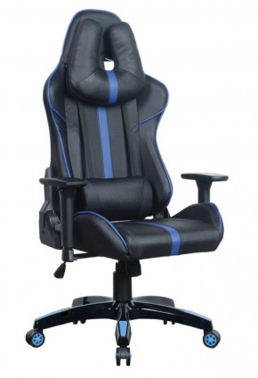 Кресло компьютерное BRABIX "GT Carbon GM-120" (черное/синее) 531930 в Советском - sovetskij.mebel-74.com | фото