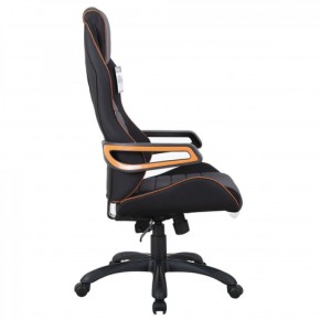 Кресло компьютерное BRABIX Techno Pro GM-003 (ткань черное/серое, вставки оранжевые) 531813 в Советском - sovetskij.mebel-74.com | фото