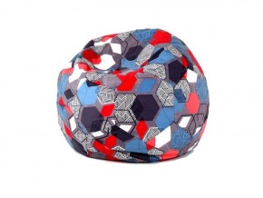 Кресло-мешок Мяч M (Geometry Slate) в Советском - sovetskij.mebel-74.com | фото