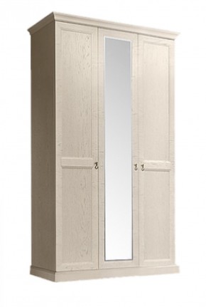 Шкаф 3-х дверный (с зеркалом) для платья и белья Венеция дуб седан (ВНШ1/3) в Советском - sovetskij.mebel-74.com | фото